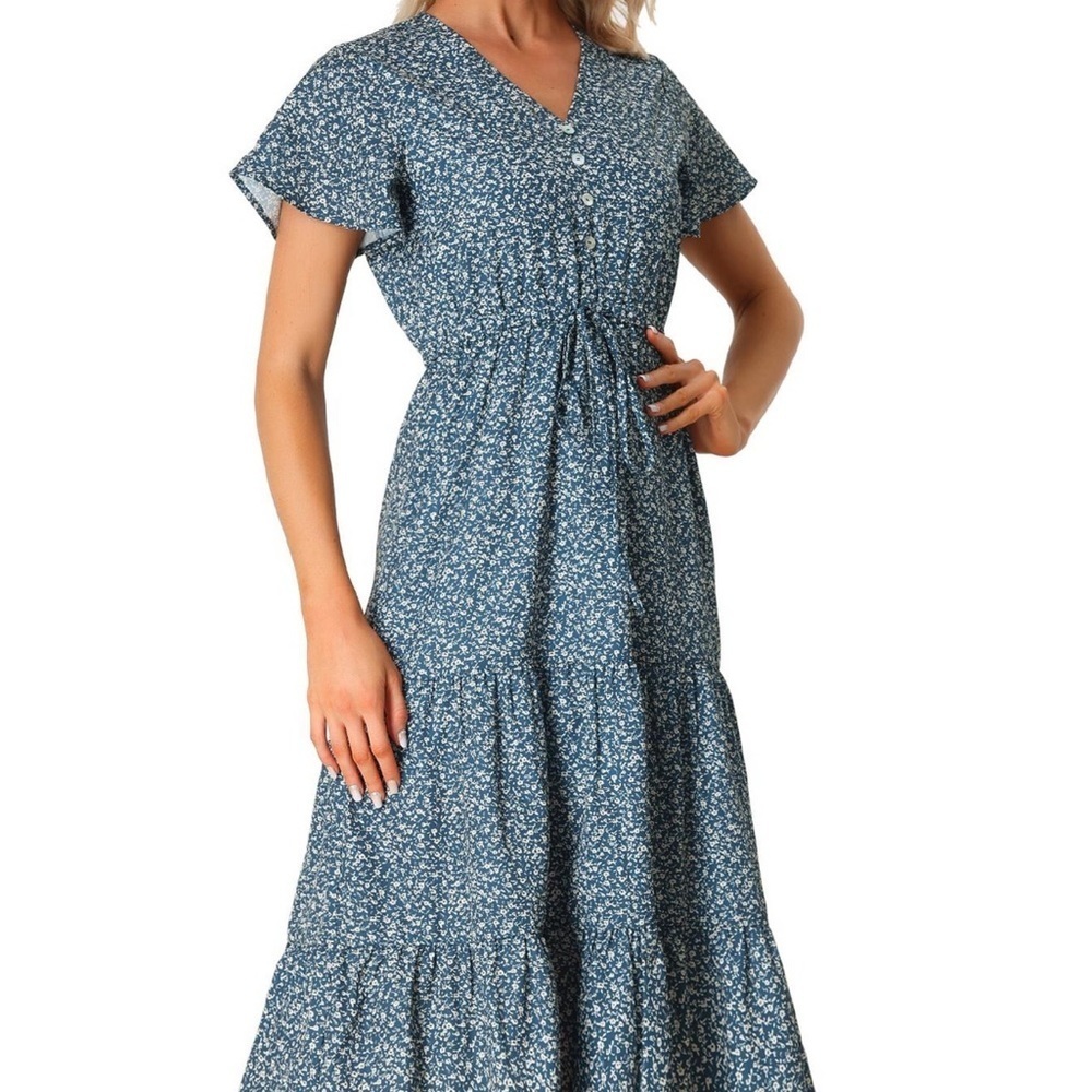 Allegra K Maxi Floral Women's Dress